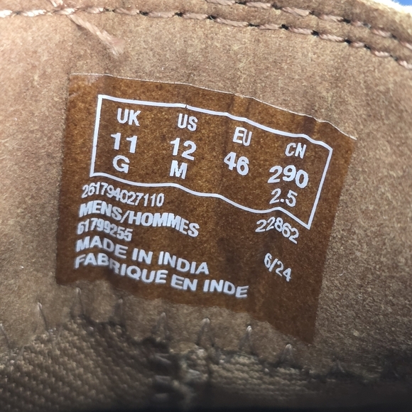 Clarks Mens Burchill Up Brown Leather Pull On Boots Shoes 261794027110 Size 12 main image 4